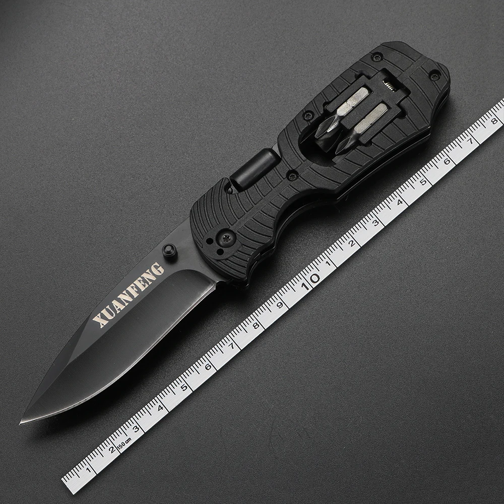 

Folding Blade Knife Outdoor Hunting Knife Pocket Knives EDC Knife with Screwdriver Tool Hiking Camping Portable Knives