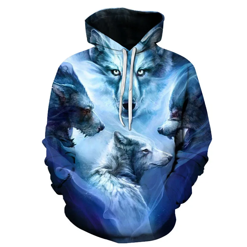 2019 новые толстовки Lobo moletom com capuz Топы homens outono inverno хип хоп topos marca Повседневная 3d