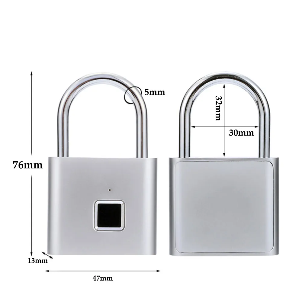USB Перезаряжаемый Быстрый разблокировки/легко носить с собой Смарт отпечатков