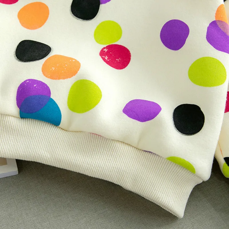 

Babyinstar Hoodies Children Autumn Fashion Colorful Letter Kids Long Sleeve Top Casual Lovely Design Collar Boys Girls Clothes