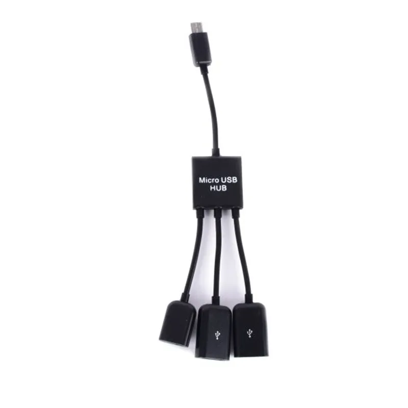 Power Charging keyboard mouse card reader 3Port Micro USB OTG Hub Host Cable For Samsung Sony | Электроника