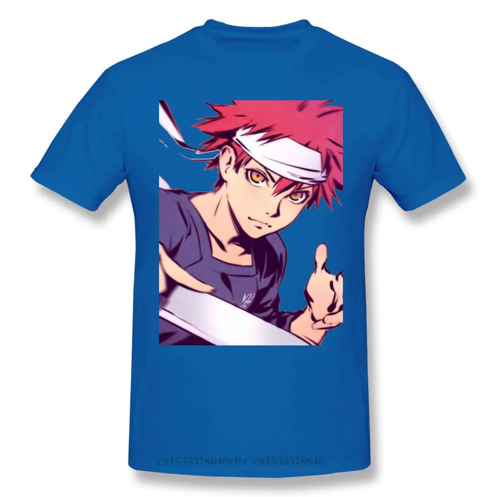 

2021 Leisure Fashion cotton T-shirt Clothing Food Wars Shokugeki No Soma Erina Totsuki Anime Red Chibi Cute Short Sleeve