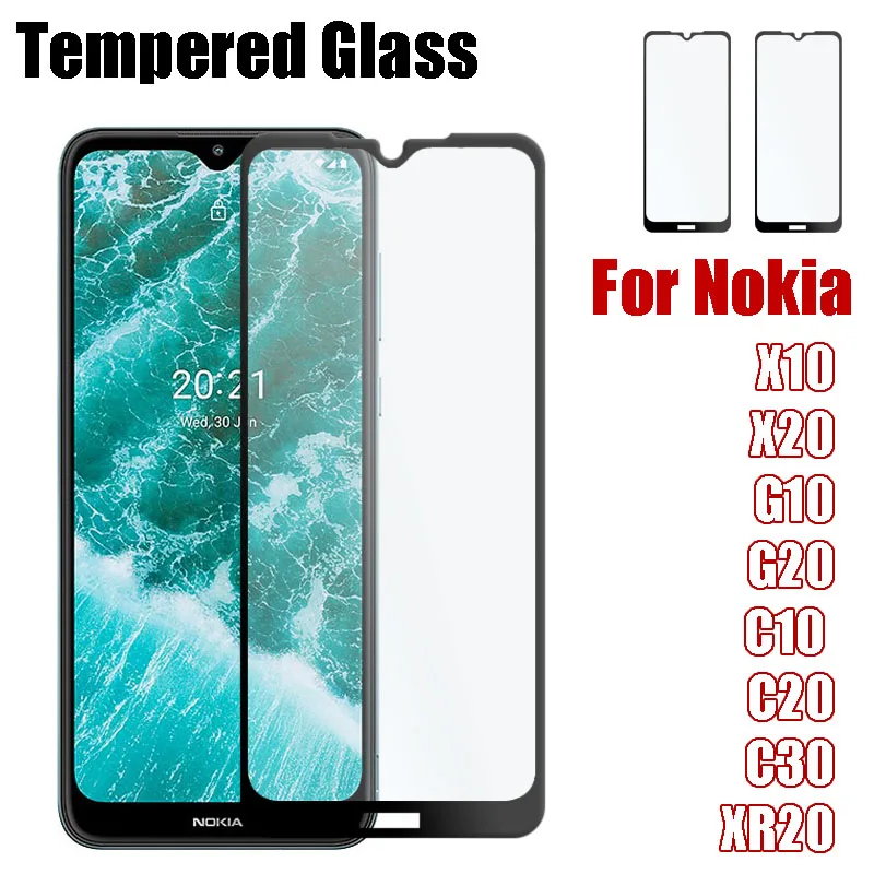 Стекло для Nokia XR20 X10 X20 G10 G20 G300 G50 G21 G11 закаленное защитное стекло экрана X 20 G200 2022
