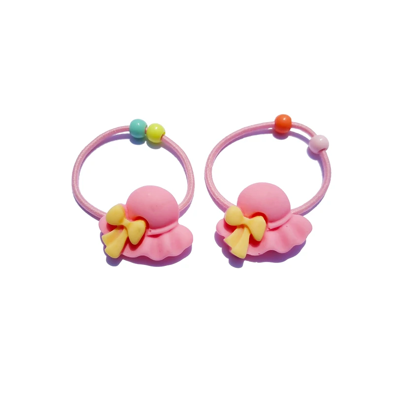 Резинка для волос девочек резинка в виде короны единорога конфеты аксессуары детский эластичный держатель