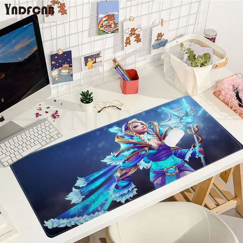 

Crystal Maiden dota2 In Stocked Beautiful Anime Mouse pad Mat Size for CSGO Game Player Desktop PC Computer Laptop