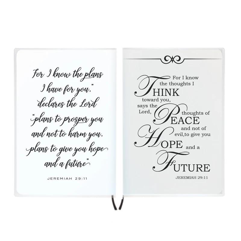 Иеремия 29 11 записная книжка Библейский стих я знаю какие у меня есть для вас книга