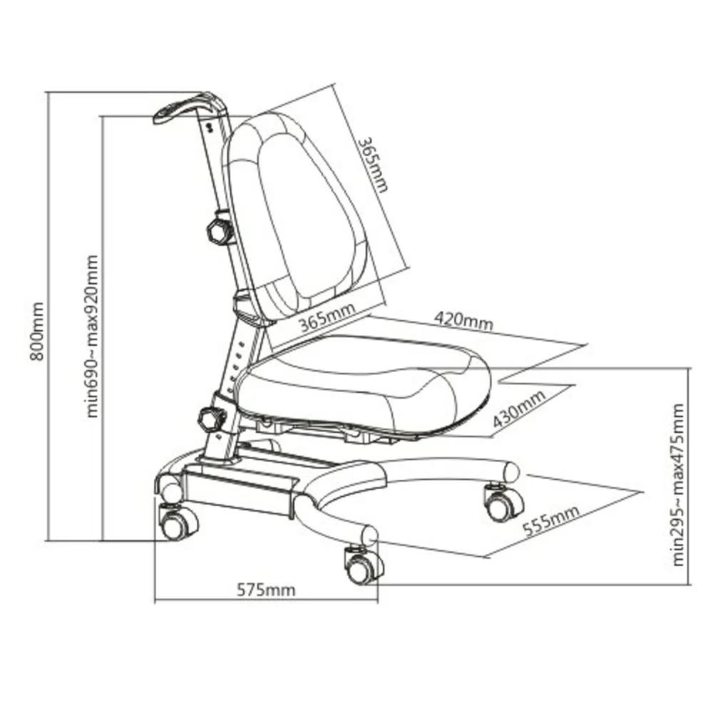 Комплект Anatomica Smart-60 парта + кресло органайзер ящик с креслом Figra |