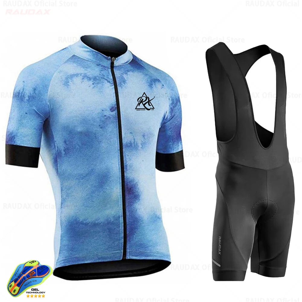 

Short Sleeve Mtb Bike Jersey Pro Team Motorcycle Cycling Ropa Ciclismo Bicycle Riding Road Uniforme Mountain Bicycle T-Shirt Set