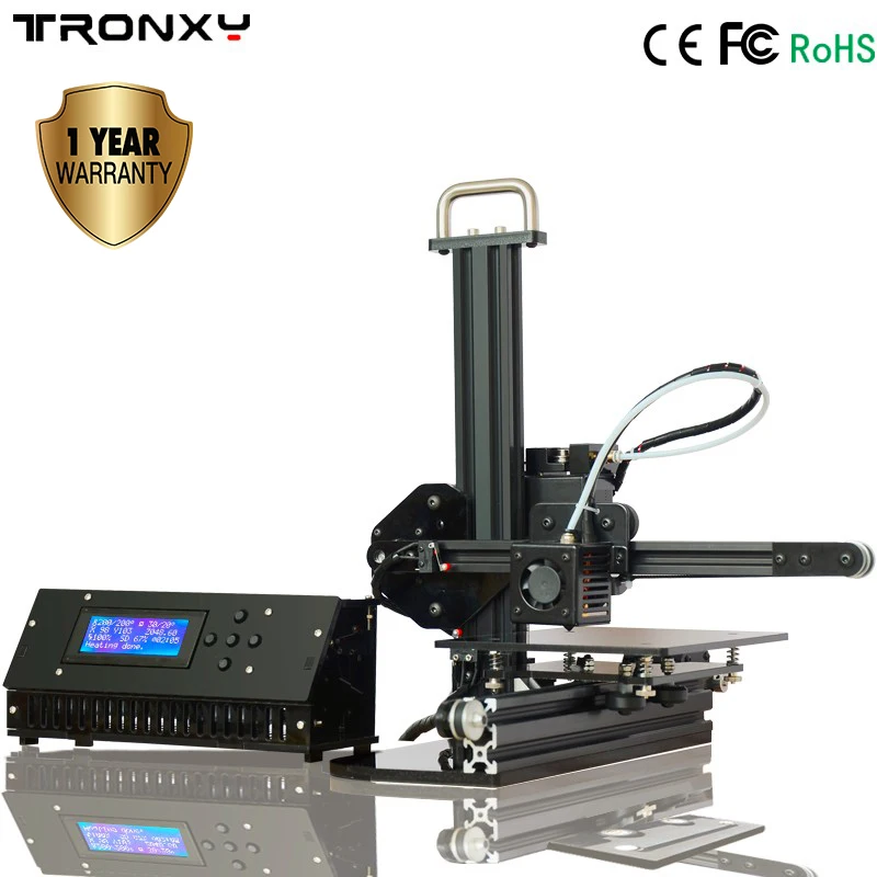 Tronxy образование 3d принтер X1 DIY комплект Высокоточный Настольный алюминиевый