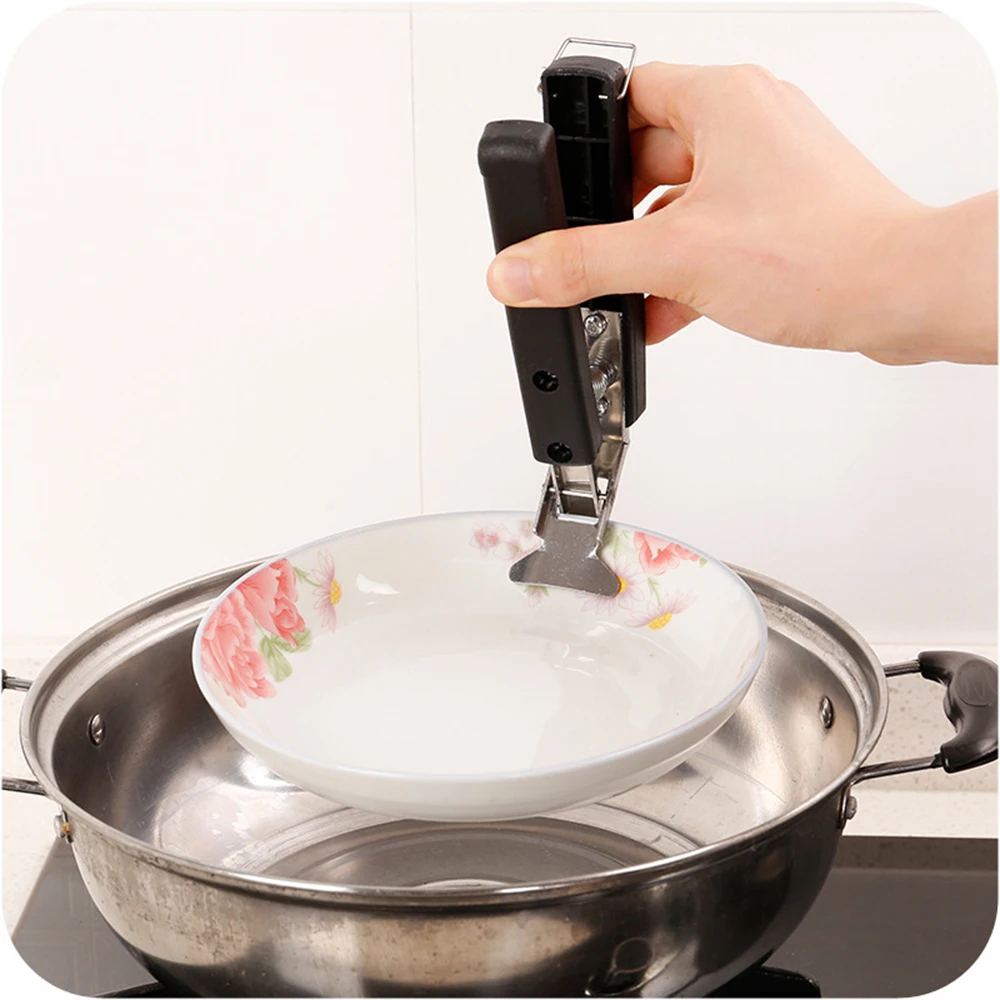 Держатель для чаши зажим посуды тарелки кастрюли сковорода захват щипцы