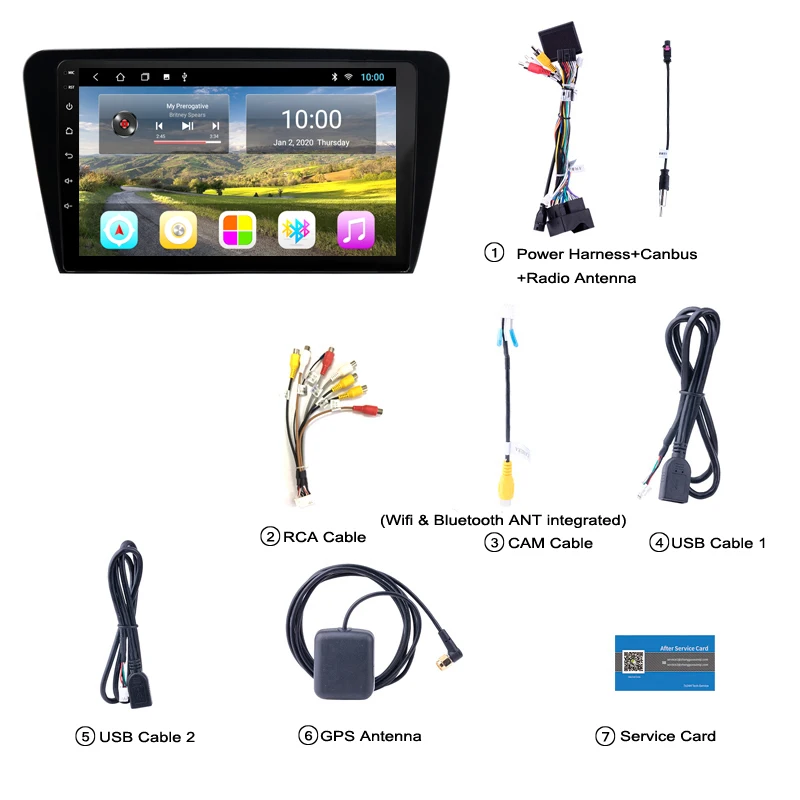 

Car Radio 2G RAM 10.1 Inch For Skoda Octavia 2014-2018 Android 9 Full Touch Car Dvd Multimedia Gps Navigation System