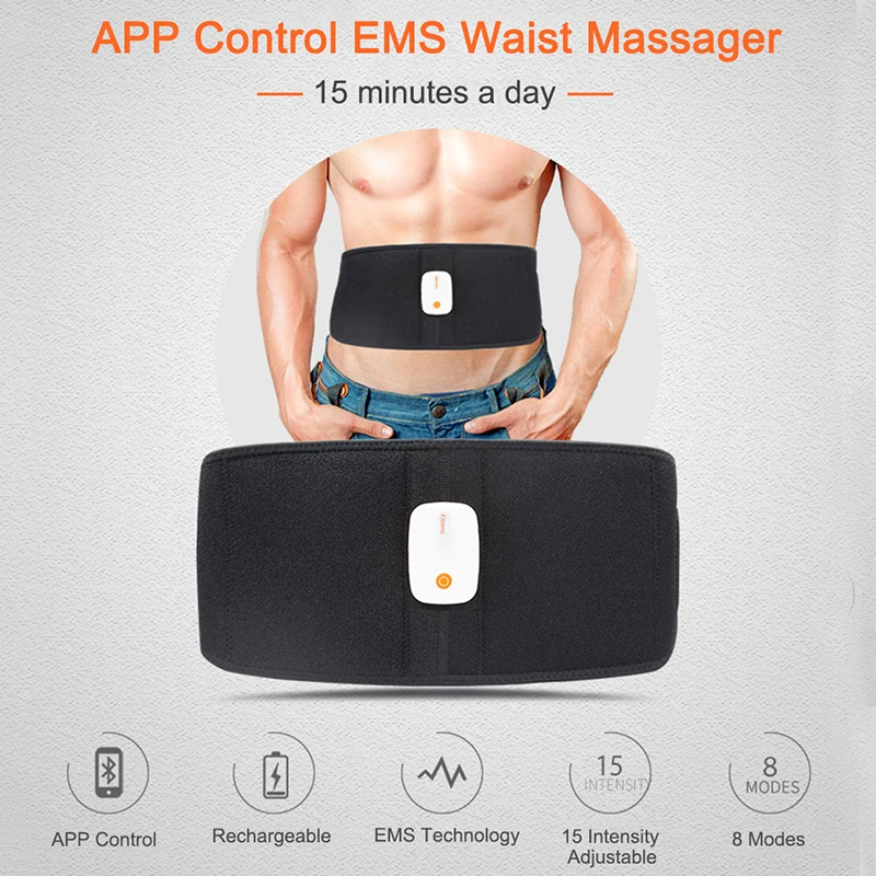 Массажер Электрический аккумуляторный для стимуляции мышц живота и