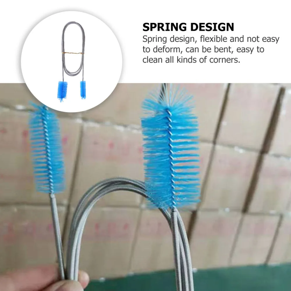 

Double Head Cleaning Brush Water Pipe Brush Fish Tank Inlet Outlet Pipe Brush
