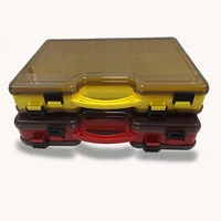 portable double sided fishing lure fishing tackle box with adjustable large capacity fishing tackle storage box