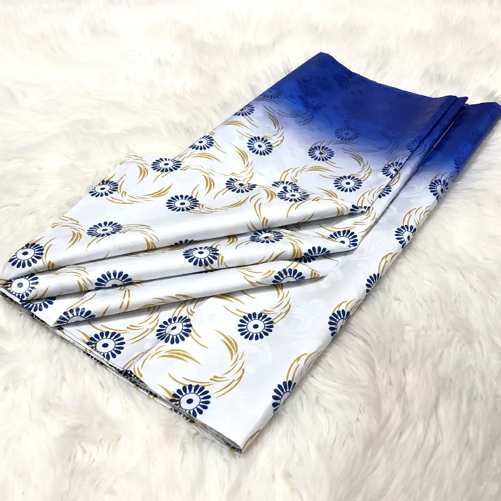 

5yards Perfumed 100% Cotton Soft Guniea Brocade African Fabric Keep Shiny Top Quality Bazin Riche Damask Shadda Fabric For Clot