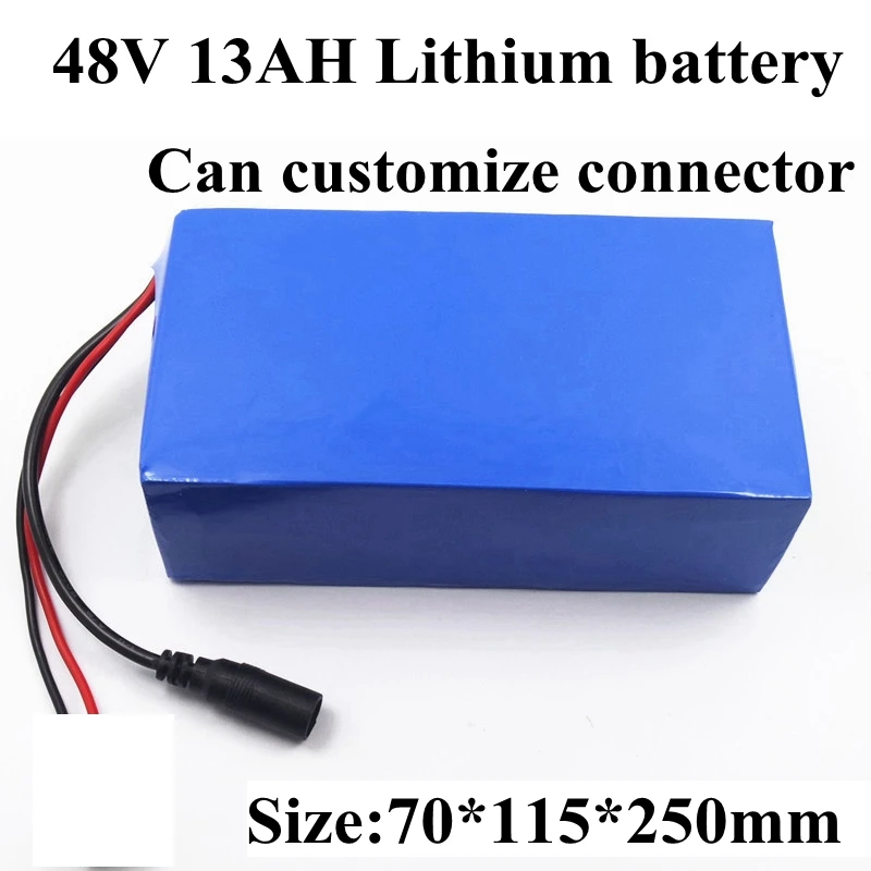 48V 13AH 720W Electric Bike Li-ion Lithium Battery Scooter with PVC Case for Brand Cell+2A Charger | Электроника