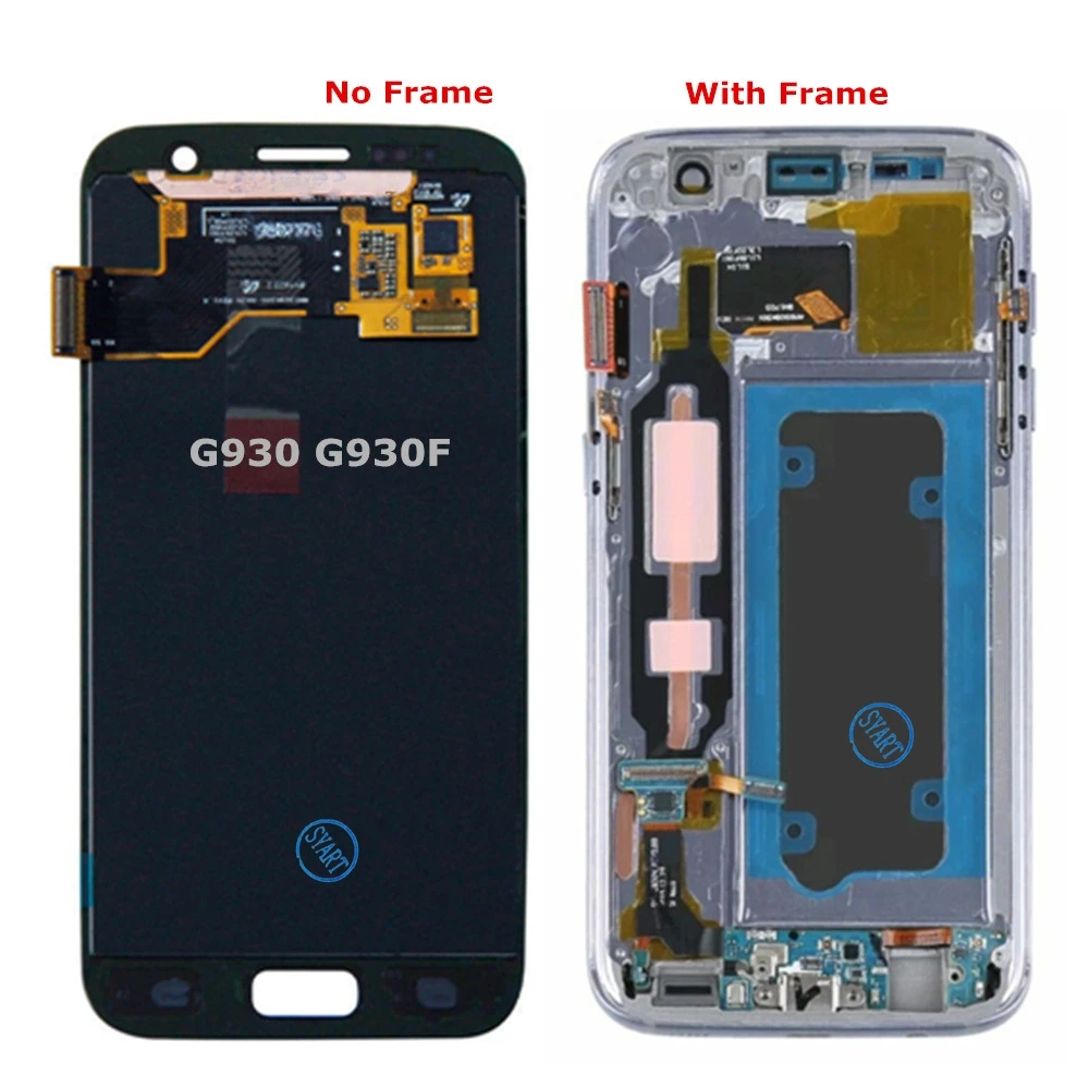 OLED для S7 5 1 ''LCD Замена SAMSUNG Galaxy дисплей G930 G930F сенсорный экран дигитайзер сборка