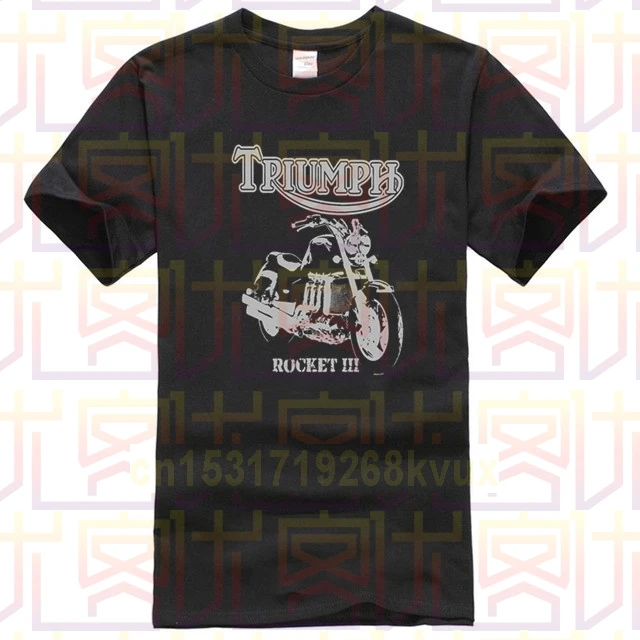 Мотоциклетная футболка Triumph Rocket III велосипедная Футболка маленький размер до 3xl