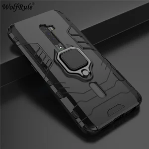 holder magnetic case for oppo reno 2 case durable metal finger ring fundas capas cover for oppo reno 2 cover coque reno 2 case free global shipping