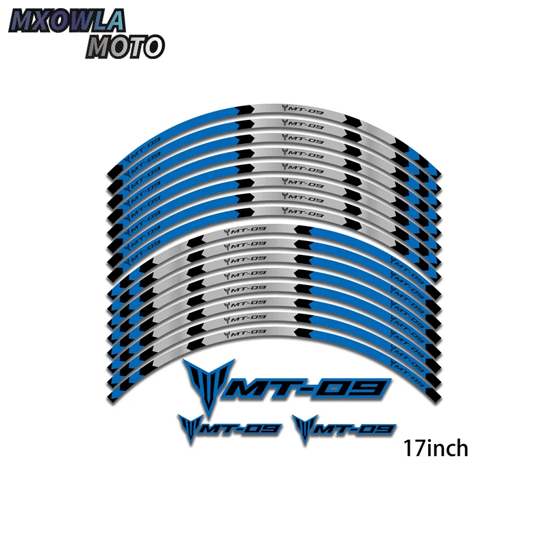 

Наклейки на внешний обод мотоцикла, пленка на колеса, граница, светоотражающие наклейки, украшение для шин, наклейка для YAMAHA MT-09 MT09 mt 09