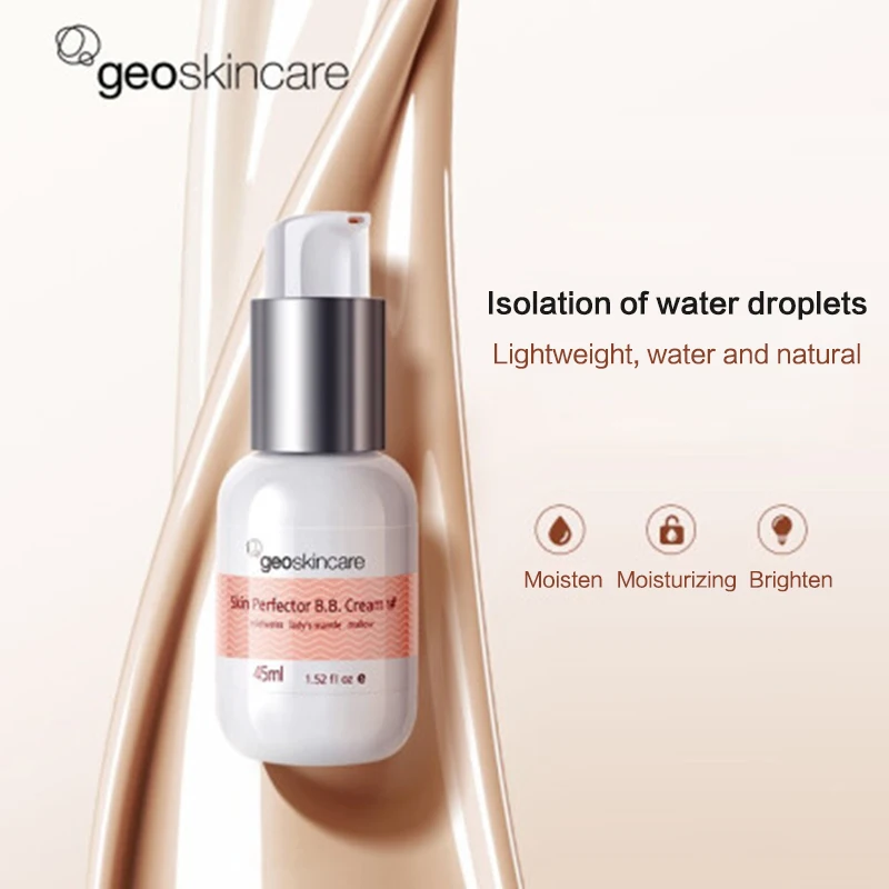 Оригинальный Geoskincare Mystery увлажняющий отбеливающий крем #2 45 мл Невидимый пор BB