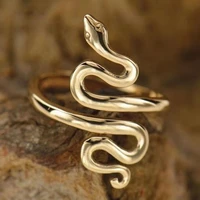 retro snake ring female opening adjustable snake winding personalized simple male and female ring