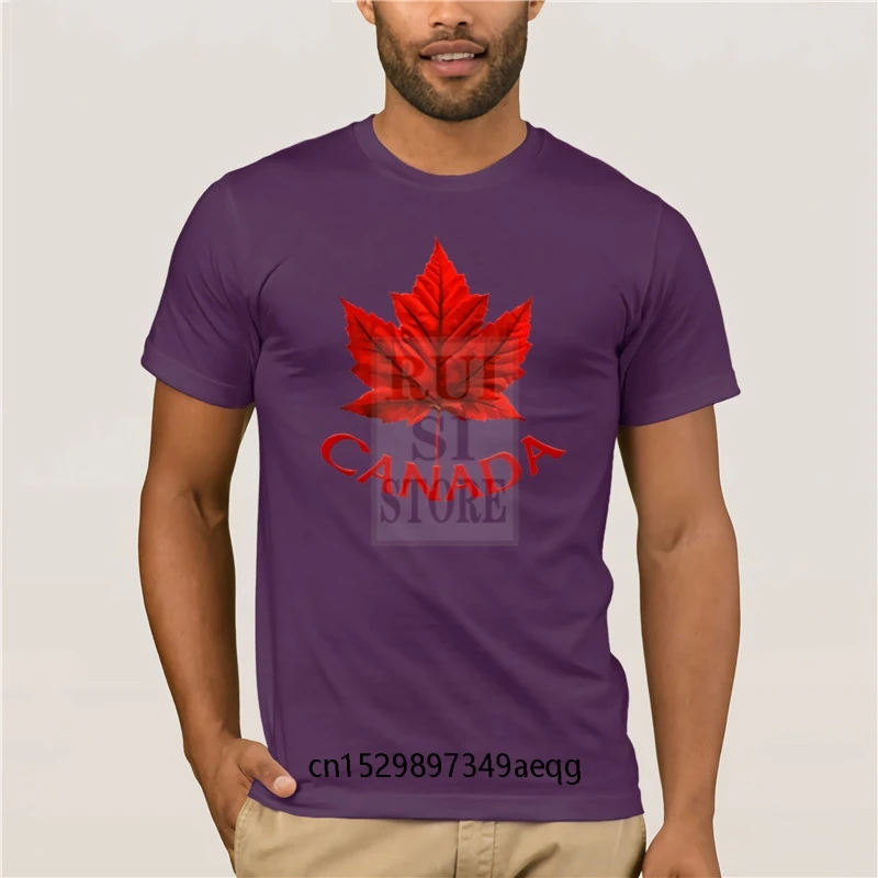 

tshirt men Canada Maple Leaf men's T Shirt Crew Neck T Shirts Sale man Shirts Cheap Price For men Top Quality Slim O Neck