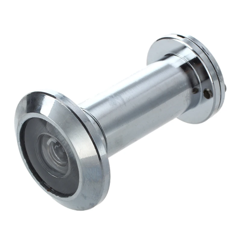 Metal 200 Degree Door Viewer Peephole Silver Tone for Home |