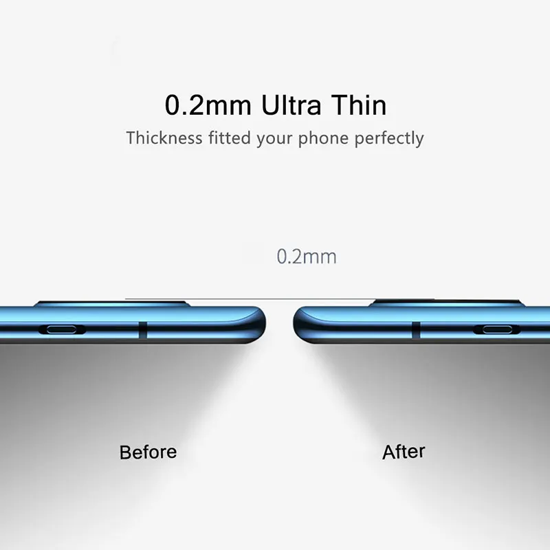 2 шт. пленка для объектива Oneplus 7 t Защитная камеры из закаленного стекла Pro One Plus