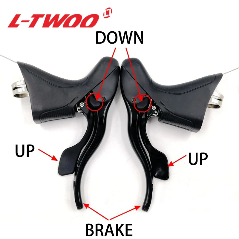 LTWOO RX 2X12/R9 2x11/R7 2x10/R5 2x10/R3 2x8/R2 2x7 Speed Road Bike Shifters Lever Brake Compatible for shimano Derailleur