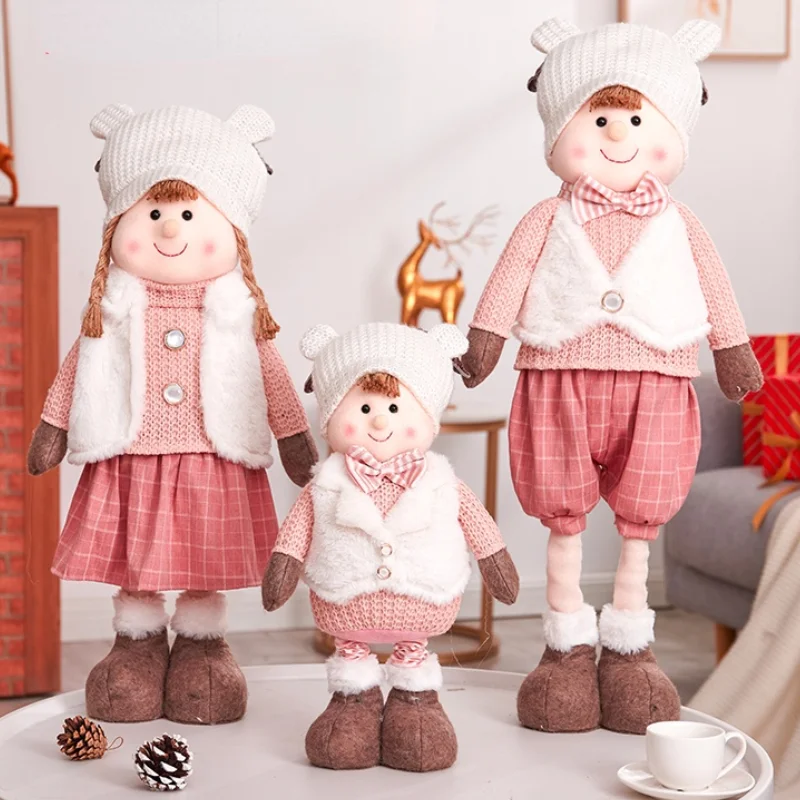 

Новые рождественские украшения, рождественские принадлежности, Креативные Куклы для езды на велосипеде для мальчиков и девочек, украшения ...