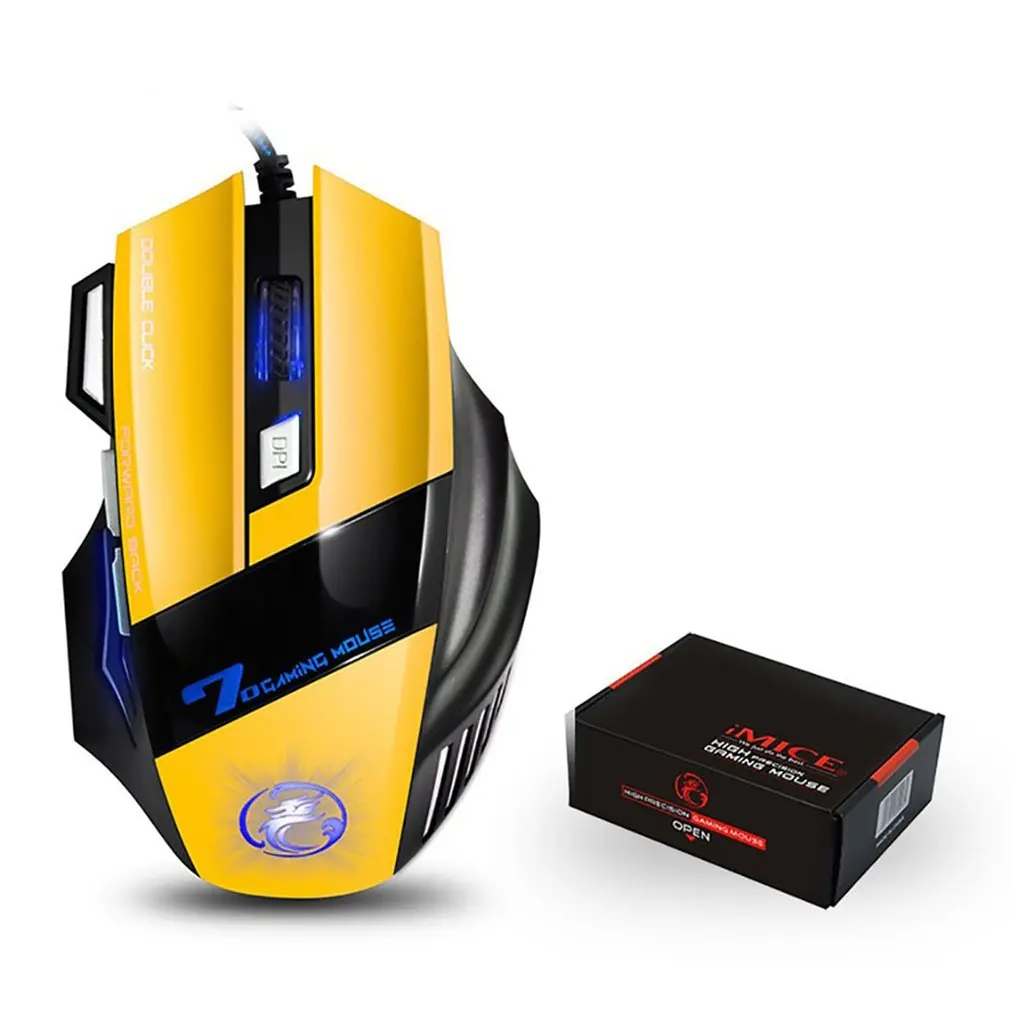 Проводная игровая мышь X7 USB оптическая компьютерная с 7 кнопками