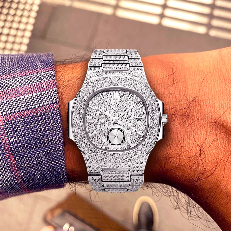 Reloj Hombre MISSFOX класса люкс часы Для мужчин Водонепроницаемый аналоговые кварцевые