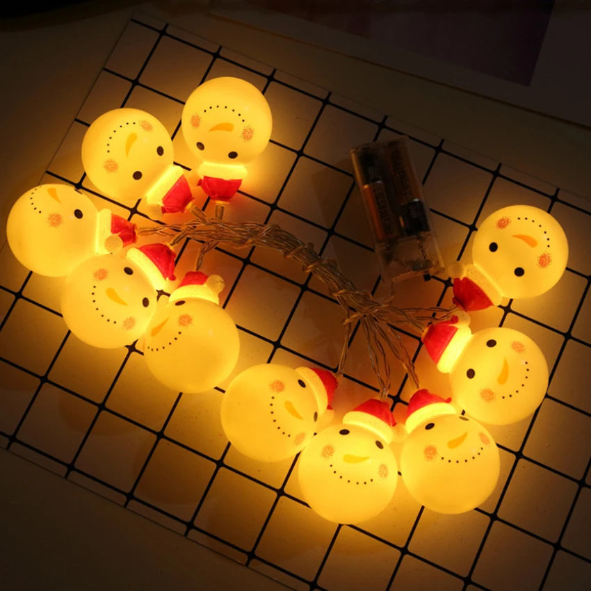 Новый Санта Клаус лампа струна Водонепроницаемый светодиодный светильник