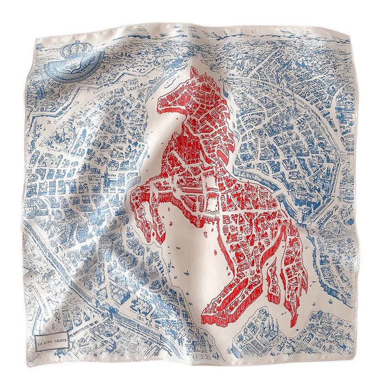 

2020 Real Hijab Winter And Horse 100% Silk Kerchief Female Fashion Decoration New For Mulberry Spring Summer Shawls Scarves