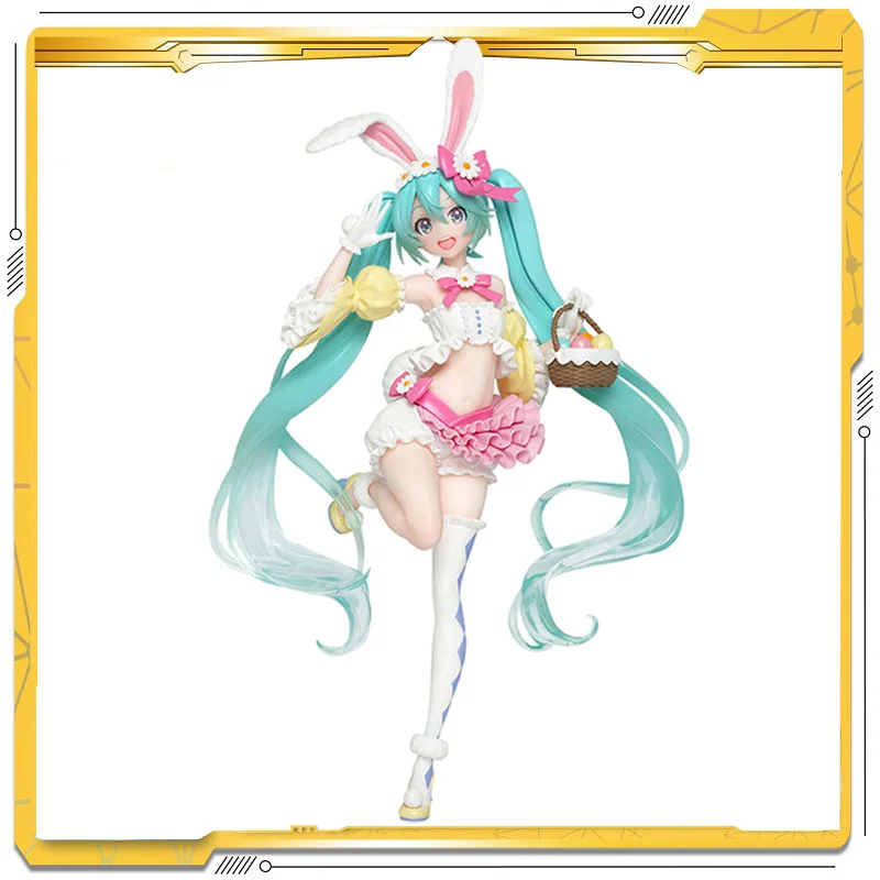 

In Stock Original 18cm Hatsune Miku Spring Anime Action Collection Figures Model Toys Christmas Gifts for Kids
