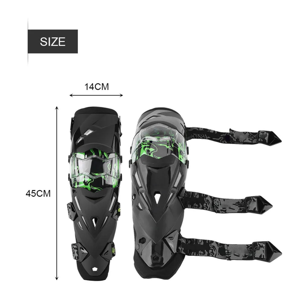 

2 pcs Motorcycle Motocross Cycling Knee Pads Breathable Kneelet Protective Gear Setprotect you from knock or crash ensure safety