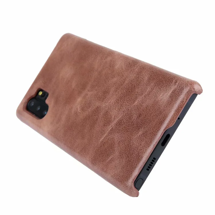Note10+ ретро матовый чехол из натуральной кожи для телефона samsung Galaxy Note 10 9 S10 S9 Plus Note10 Простой деловой чехол