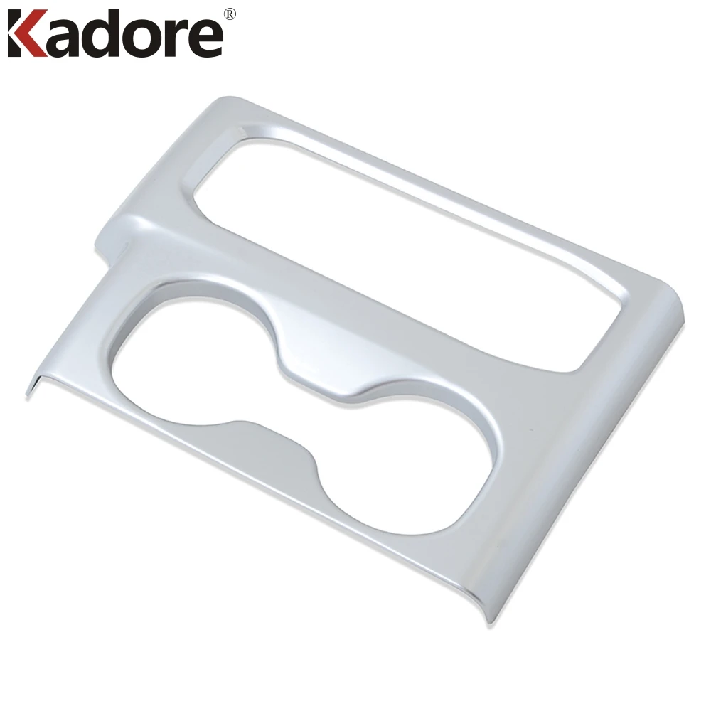 Для Hyundai Santa Fe 2019 2020 2021 углеродного волокна передняя рамка держателя стакана воды