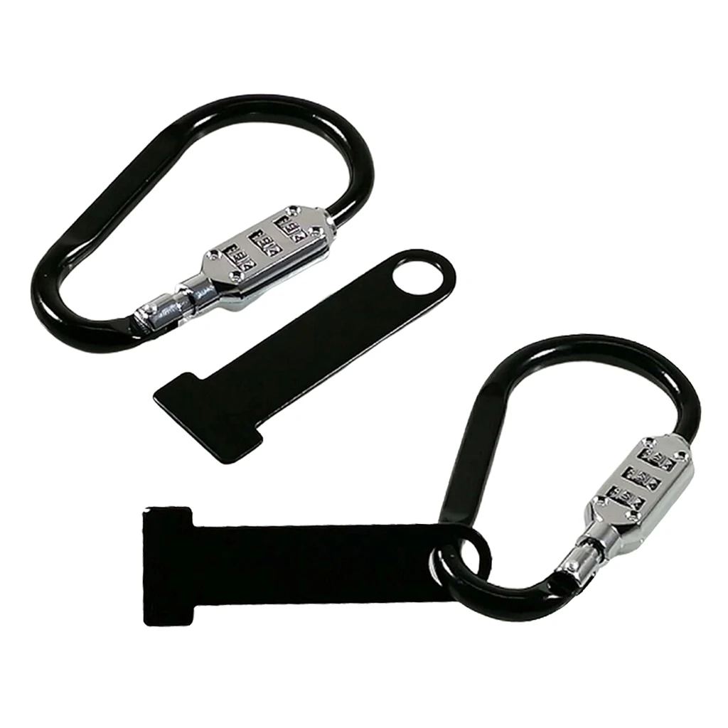 

2 X Durable Anti-theft Black Security Code Lock Motorcycle Accessories
