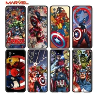 marvel avengers for samsung galaxy s21 ultra plus note 20 10 9 8 s10 s9 s8 s7 s6 edge plus black soft phone case