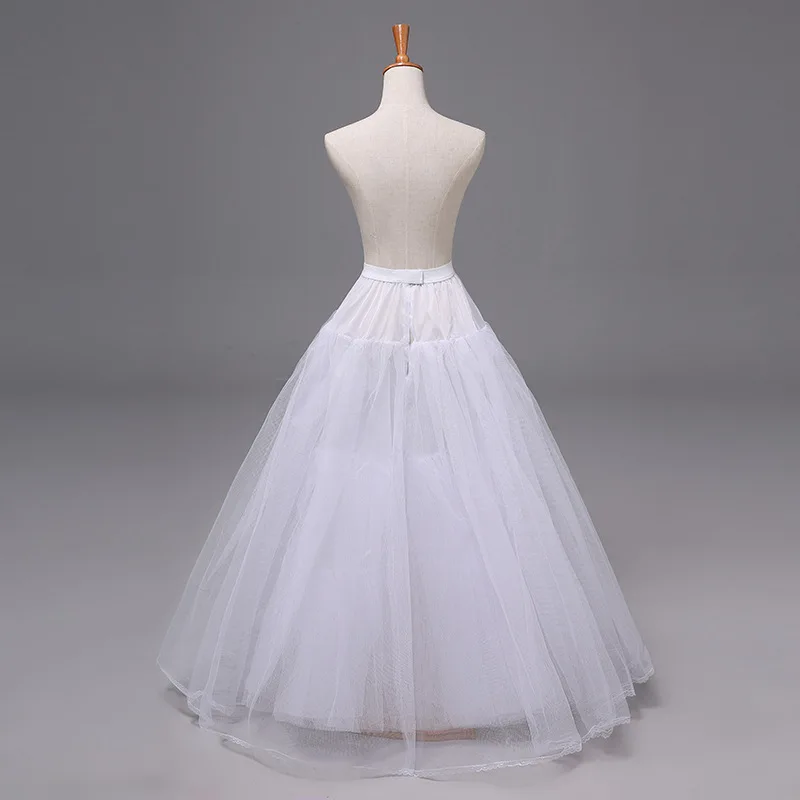

Boneless skirt three-layer hard net without steel strip solid color petticoat wedding dress accessories inner petticoat