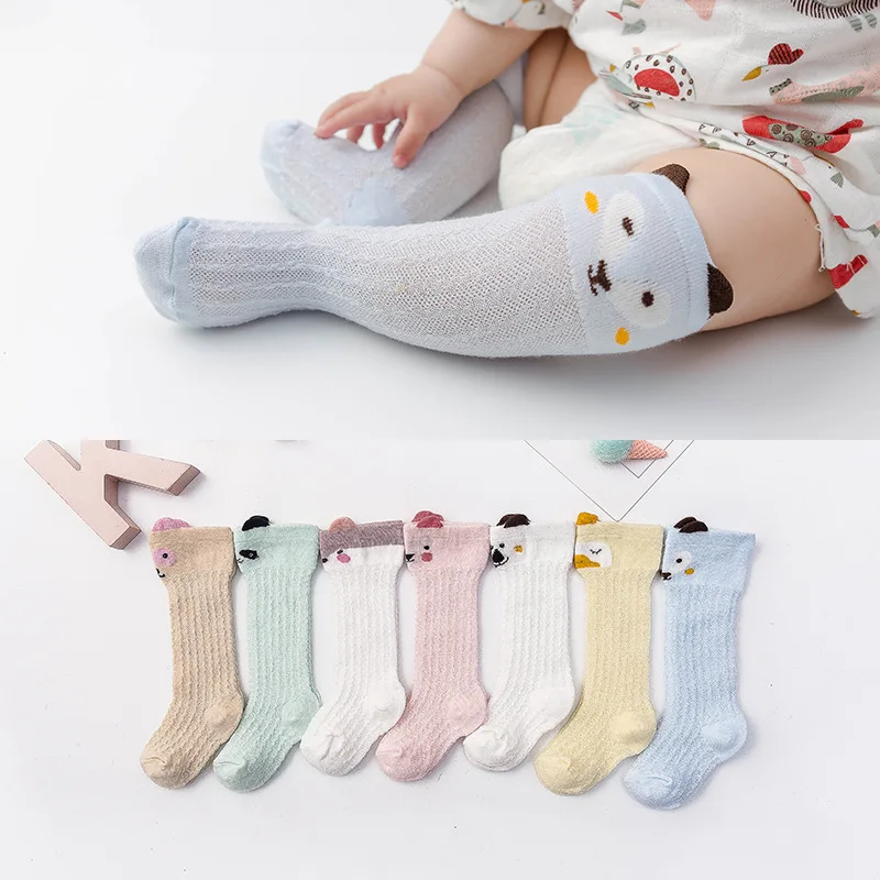 Детские чулки хлопковые милые супер бутоньерные детские колени ноги