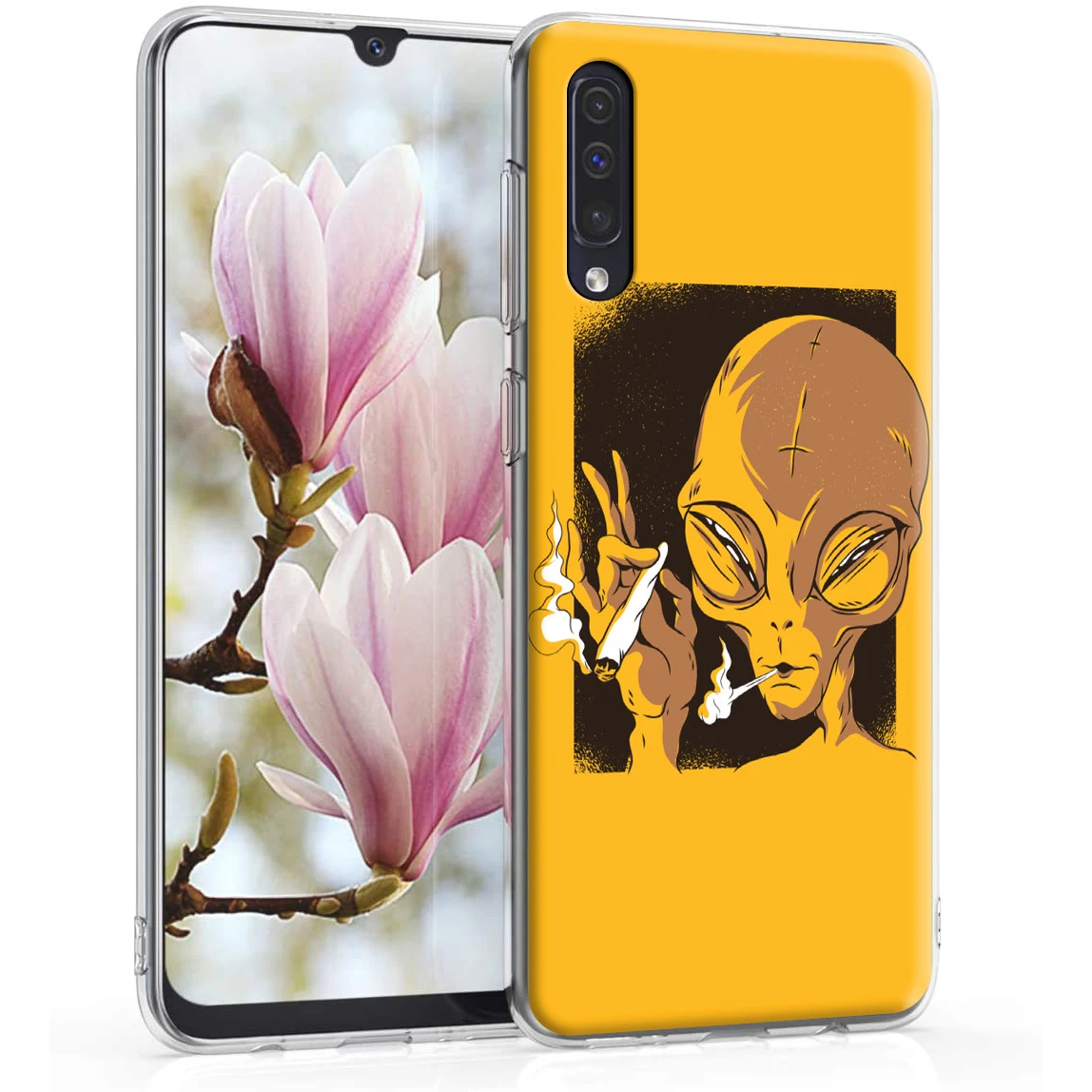Силиконовый чехол Alien Art для Samsung Galaxy S20 Ultra S10 S10E S9 S8 S7 Note 10 9 8 Plus Edge | Мобильные