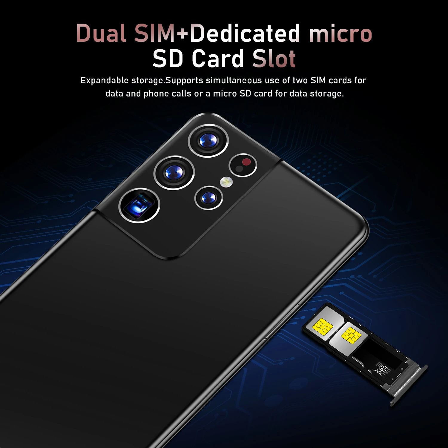 

Best selling Global Version Smartphone S21 Ultra Snapdragon 888 Android10.0 6800mAh 5G 7.3Inch 12GB 512GB 10Core Cellphone Phone