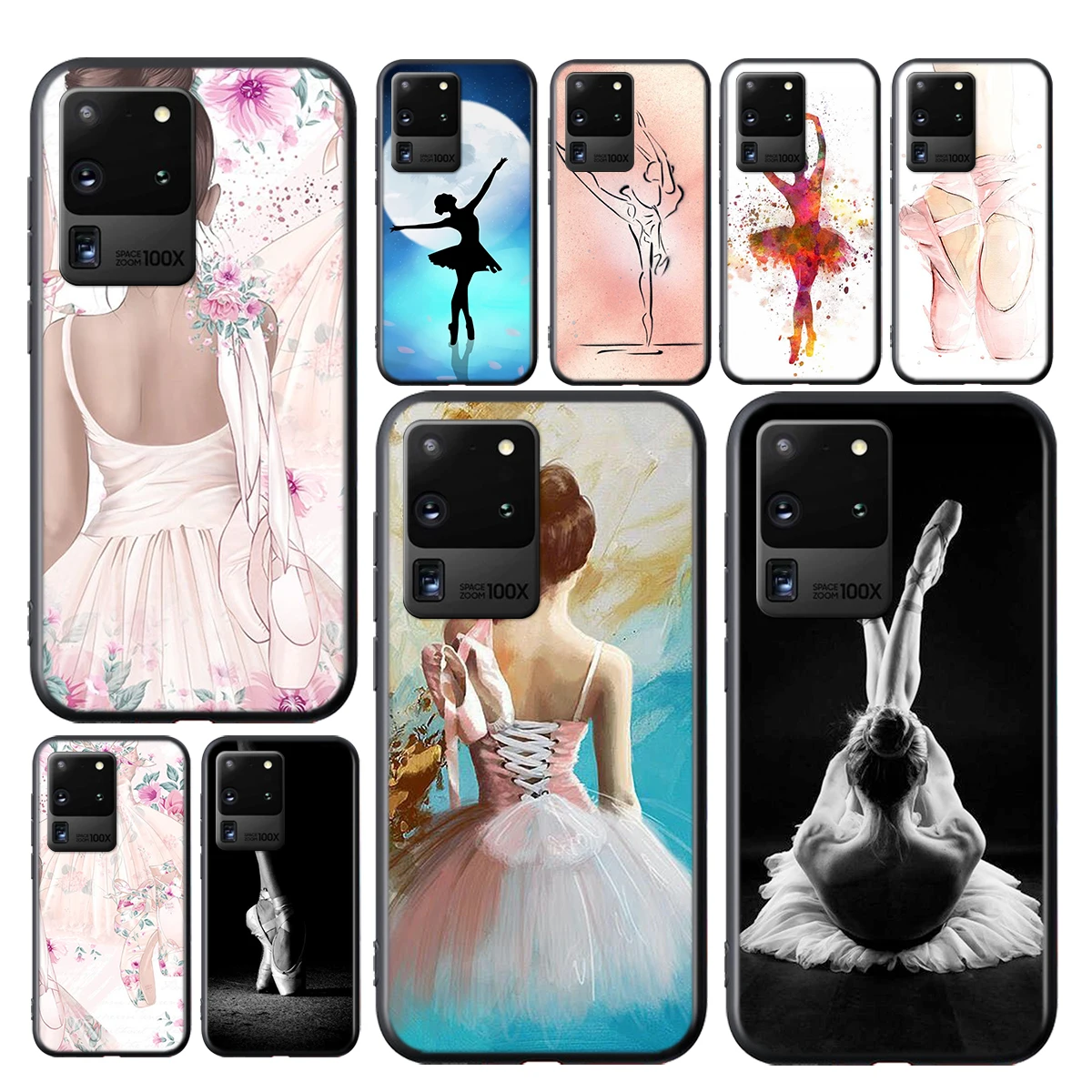 

Ballet Dancer Dancing For Samsung Galaxy A01 A11 A22 A21S A31 A41 A42 A51 A71 A32 A52 A72 A02S A03S Soft Phone Case