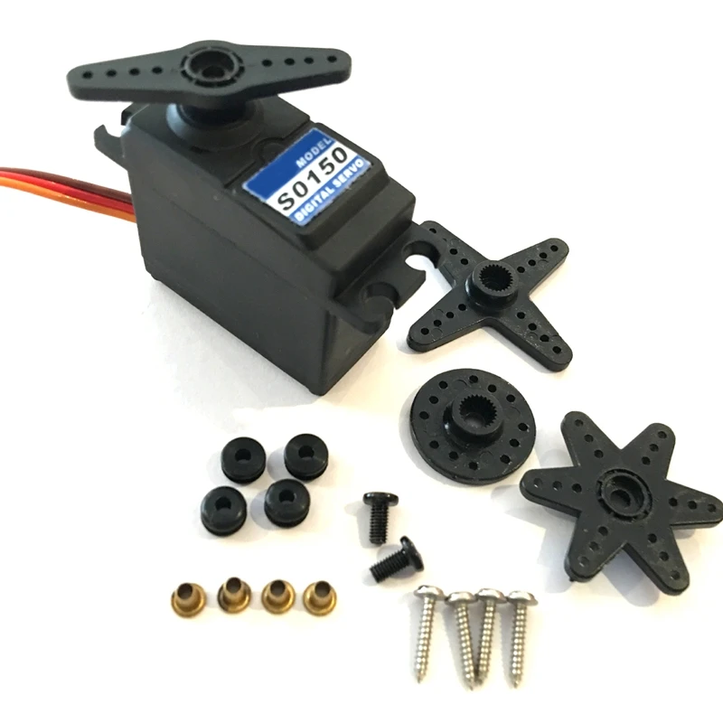 15 кг высокий крутящий момент Coreless Motor Servo S0150D металлический редуктор для Rc робота