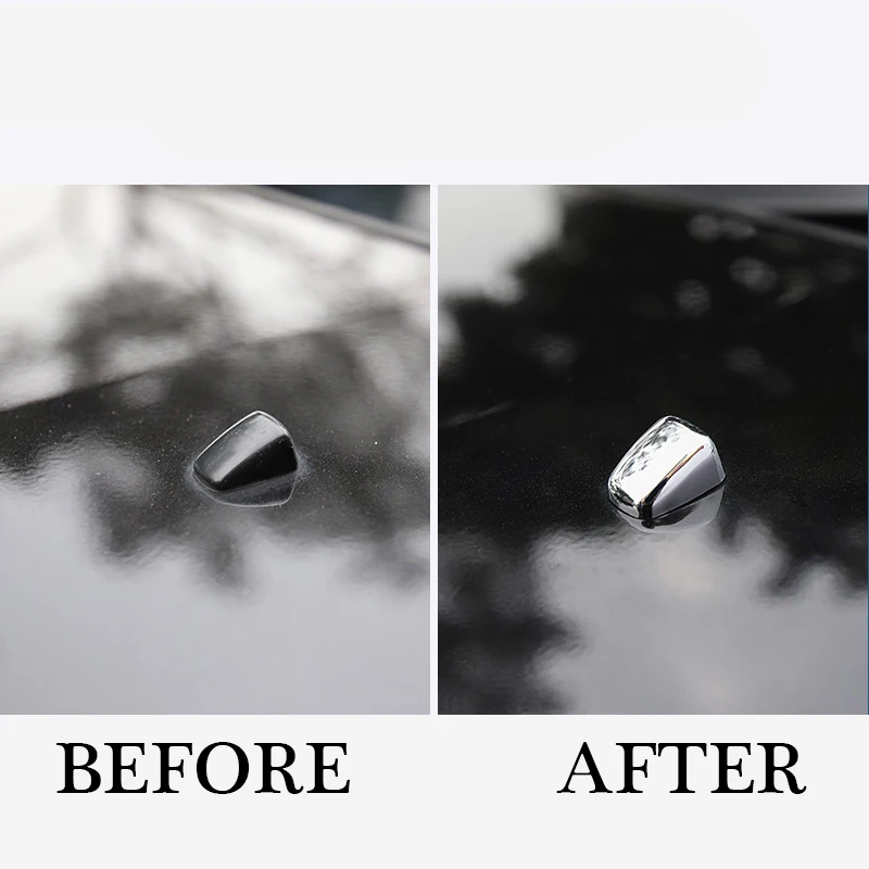 ABS Хромированная накладка стеклоочистителя распыления воды украшение сопла