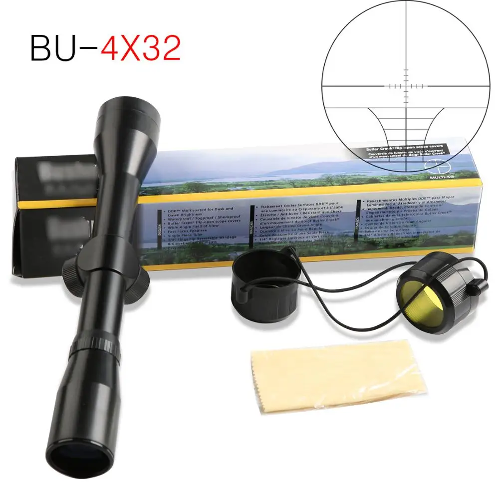 Новый тактический телескоп 4x32 пневматическая винтовка оптика снайперский