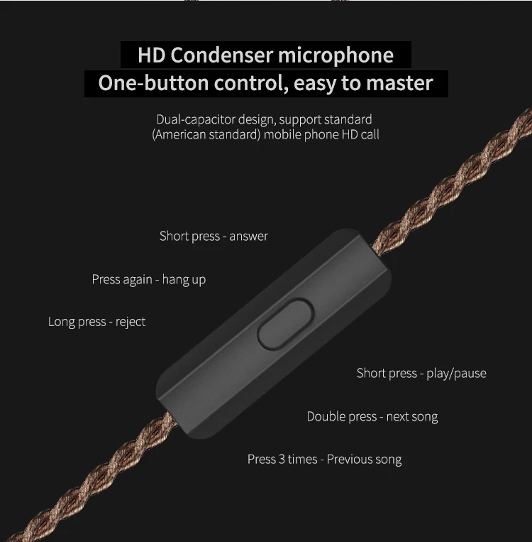 KZ CCA C16 8BA привод в ухо наушник 8 сбалансированных арматуры HIFI Мониторинг наушники гарнитура со съемным отсоединением 2PIN кабель